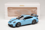 1:18 Porsche 911 (992) GT3 2025 Weissach Package -- Light Blue -- Norev