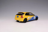1:18 Honda Civic Type-R (EK9) -- SPOON Yellow/Blue -- Motorhelix M85014