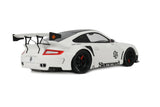 1:18 Porsche 911 (997) Turbo LB-Works -- "Slammed" White -- GT Spirit GT958