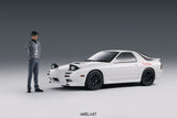 1:18 Initial D --Mazda RX-7 (FC3S) w/ Takahashi Ryosuke Figurine -- Whelart