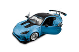 1:18 Toyota GR86 PANDEM Rocket Bunny 2024 -- Baby Blue/Black -- Solido