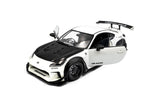 1:18 Toyota GR86 PANDEM Rocket Bunny 2024 -- White/Black -- Solido