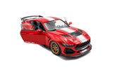 1:18 Shelby Mustang Super Snake 2025 -- Race Red w/White Stripes -- Solido Ford
