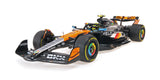 1:18 2025 Lando Norris -- British GP Winner -- #4 McLaren MCL39 -- Minichamps F1