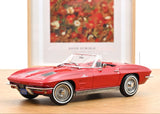 1:18 1963 Chevrolet Corvette Stingray Convertible -- Riverside Red -- Norev