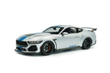 1:18 Shelby Mustang Super Snake 2025 -- Grey w/Blue Stripes -- Solido Ford