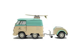 1:18 Volkswagen Shorty "Kool Kombi" -- Mint Green/Ivory White -- Solido