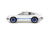 1:18 Porsche 911 Carrera RSR 1973 -- White / Blue Stripes -- Solido