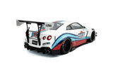 1:18 Nissan R35 GTR Liberty Walk 2.0 - Martini White w/Blue/Red Stripes - Solido