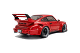 1:18 RWB 964 -- "Taikano Kaishin" Red w/Black Stripes -- Solido Porsche 911