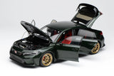 1:18 Honda Civic Type-R (FL5) Customised -- Pearl Dark Green -- Motorhelix M85327