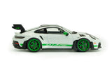 1:43 Porsche 911 (992) GT3 RS 2023 -- White w/Green Stripe -- Solido
