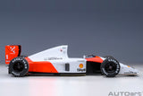 1:18 1991 Ayrton Senna -- F1 World Champion -- McLaren MP4/6 -- AUTOart 89150