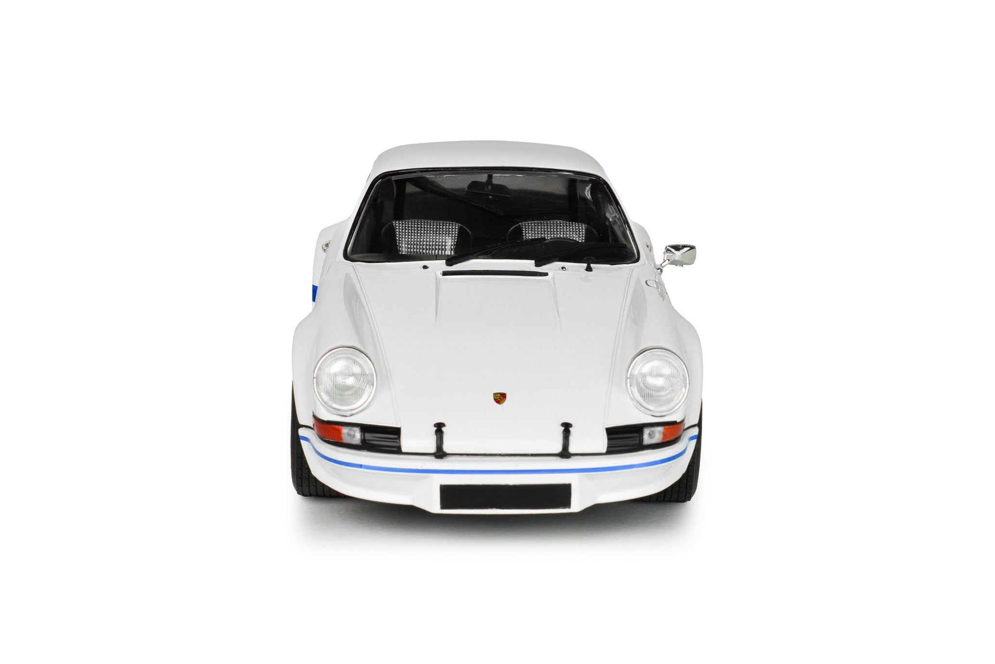 1:18 Porsche 911 Carrera RSR 1973 -- White / Blue Stripes -- Solido