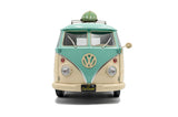 1:18 Volkswagen Shorty "Kool Kombi" -- Mint Green/Ivory White -- Solido
