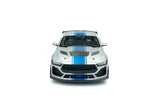 1:18 Shelby Mustang Super Snake 2025 -- Grey w/Blue Stripes -- Solido Ford