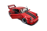 1:18 RWB 964 -- "Taikano Kaishin" Red w/Black Stripes -- Solido Porsche 911