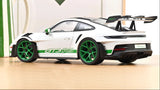 1:12 Porsche 911 (992) GT3 RS Coupe 2022 -- White w/Green Accents -- Norev