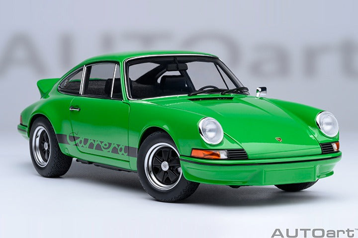 1:18 Porsche 911 Carrera RS 2.7 Coupe 1973 -- Green w/Black Stripes --