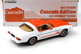 1:18 1979 Chevrolet Camaro Cascade Edition -- White/Orange --  Greenlight