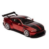 1:43 Ford Mustang GTD 2025 -- Metallic Red w/Black Stripes -- IXO Models