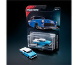 1:64 1955 Chevrolet Bel Air -- Blue/White -- Majorette: Collection Deluxe