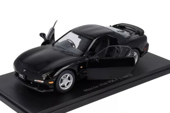 1:24 Mazda RX7 (FD) 1991 -- Black -- Atlas/Edicola
