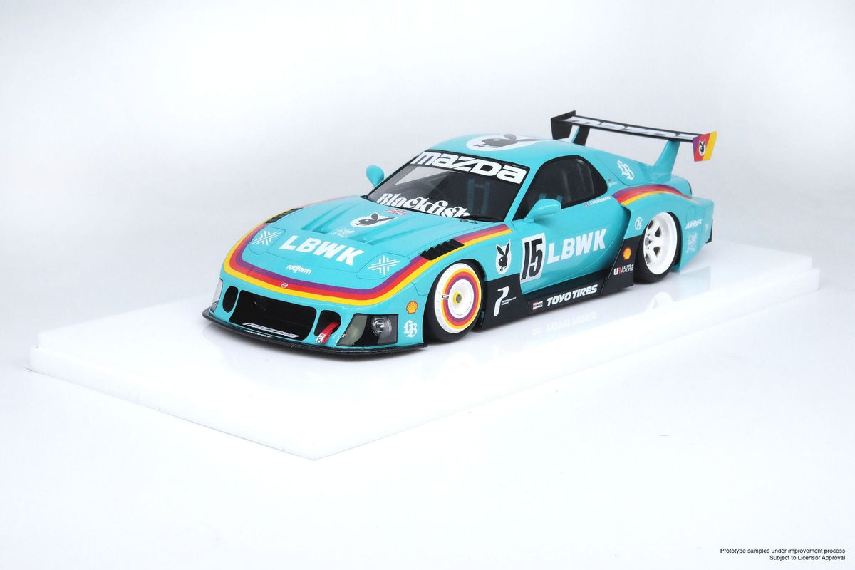 1:18 Mazda RX7 (FD3S) LB-Super Silhouette -- #15 Teal -- INNO18