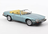 1:18 Jaguar XJ-S 5.3 H.E. Cabriolet -- Light Blue -- NOREV