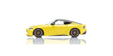 1:64 Nissan Fairlady Z w/Book -- Ikazuchi Yellow -- Kyosho 07117Y