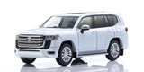 1:64 Toyota Land Cruiser 300 Sahara ZX w/Book -- White -- Kyosho 07118W