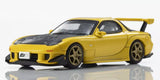 (Pre-Order) 1:64 Initial D - Mazda RX7 (FD3S) -- Yellow -- Kyosho 07133LB