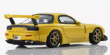 (Pre-Order) 1:64 Initial D - Mazda RX7 (FD3S) -- Yellow -- Kyosho 07133LB