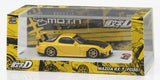 (Pre-Order) 1:64 Initial D - Mazda RX7 (FD3S) -- Yellow -- Kyosho 07133LB