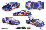 1:64 Toyota AE86 Sprinter Kaido Racing V1 -- #68 Blue -- Kaido House KHMG196