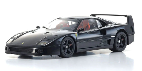 1:18 1987 Ferrari F40 -- Black -- Kyosho KS08416BK