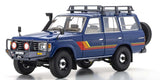1:18 Toyota Land Cruiser 60 with Parts -- Blue -- Kyosho KS08956XBL