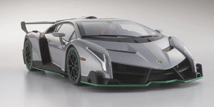 1:18 Lamborghini Veneno -- Grey  / Green Line -- Kyosho OUSIA 09501GRG