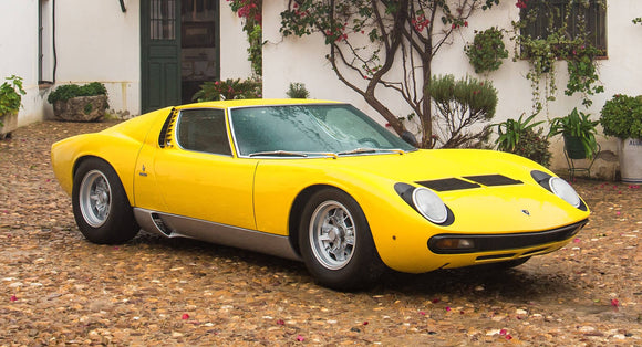 (Pre-Order) 1:12 1971 Lamborghini Miura SV -- Yellow -- Top Marques