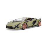 1:18 Lamborghini Sián FKP 37 -- Matt Green Metallic -- Bburago