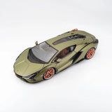 1:18 Lamborghini Sián FKP 37 -- Matt Green Metallic -- Bburago