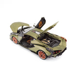 1:18 Lamborghini Sián FKP 37 -- Matt Green Metallic -- Bburago