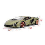 1:18 Lamborghini Sián FKP 37 -- Matt Green Metallic -- Bburago