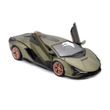 1:24 Lamborghini Sián FKP 37 -- Matt Green Metallic -- Bburago