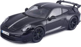 1:18 2022 Porsche 911 (992) GT3 -- Jet Black Metallic -- Maisto