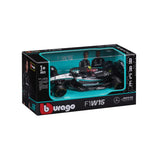 1:43 2024 Lewis Hamilton -- #44 W15 Mercedes-AMG Petronas -- Bburago F1