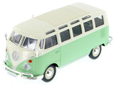 1:25 Volkswagen Kombi Van Samba Bus -- Green/Cream -- Maisto (1:24)