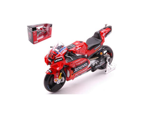 1:18 2021 Ducati Lenovo Team -- #63 Francesco Bagnaia -- Maisto MotoGP