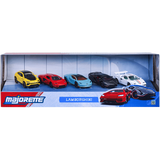 1:64 Lamborghini 5 Vehicle Set -- Countach/Sian/Centenario/Urus -- Majorette: Gift Pack