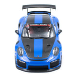 1:18 Porsche 911 GT2 RS MR Manthey -- Blue w/Black Wheels -- Minichamps
